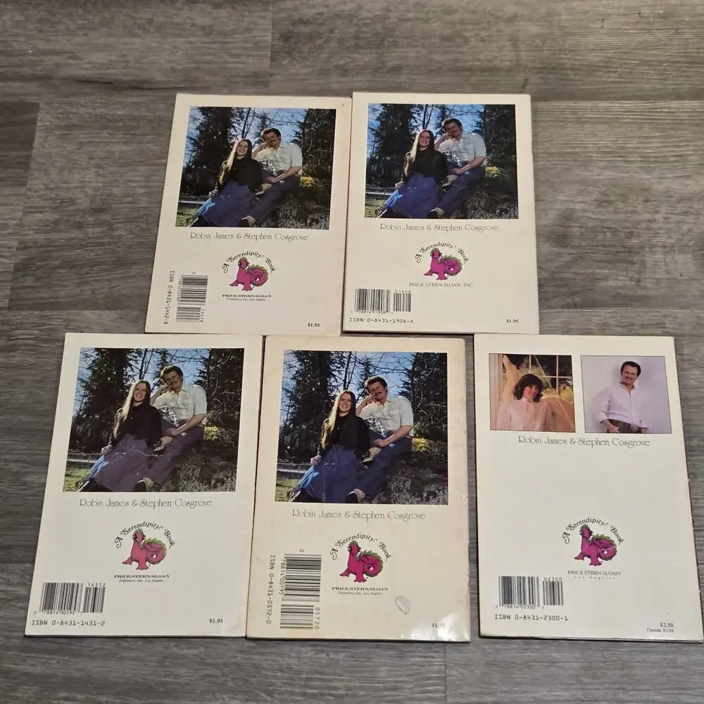 Vintage Serendipity Books Lot of 5 Paperback Cosgrove and James